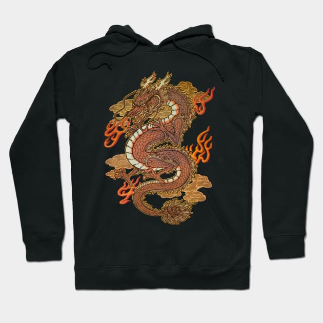 Golden dragon hoodie shop